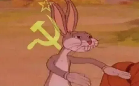 Bugs bunny communist meme template