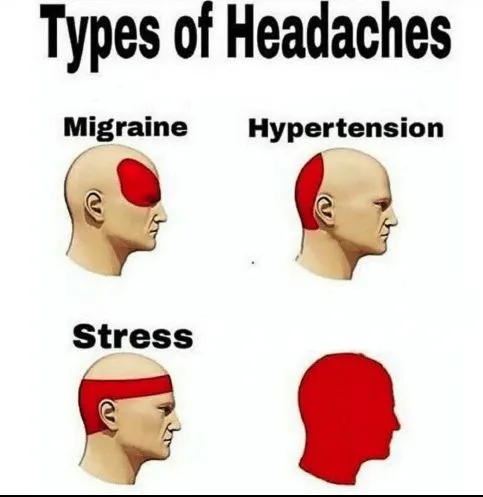 Types of Headaches meme meme template