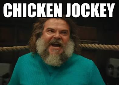 Chicken Jockey meme - Minecraft meme reference